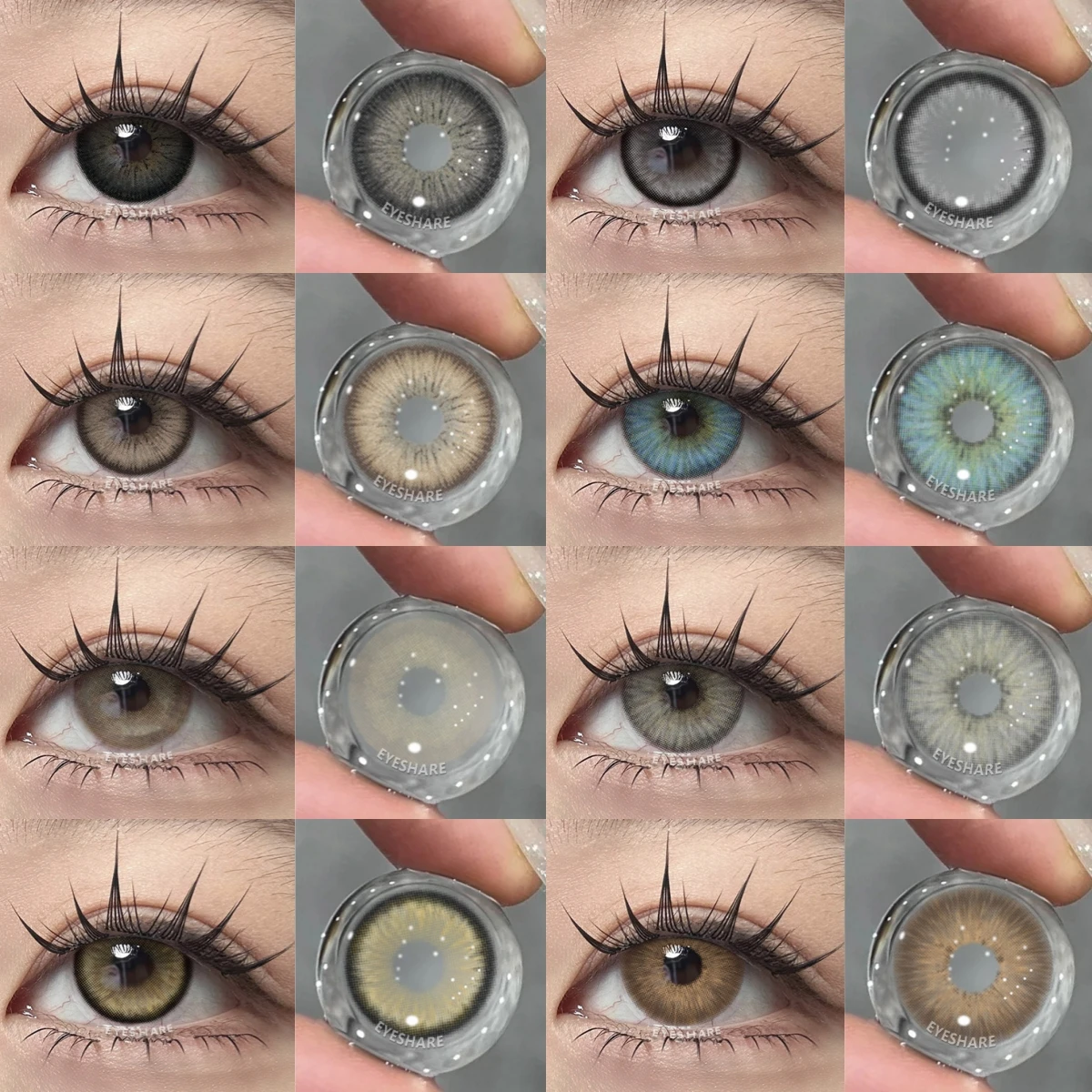 EYESHARE Heißer Verkauf Farbe Kontaktlinse für Augen Schwarze Linse Augen Make-Up Braun Schönheit Farbige Schüler Grau Kontakt Blaue Augen Make-Up