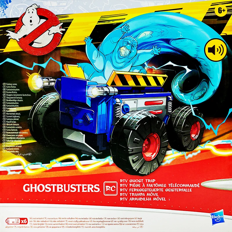 Genuine Hasbro Anime Ghost Hunting Ghost-busters Tank Electric Remote Control Car Model Doll Toys Collect Ornaments Gifts