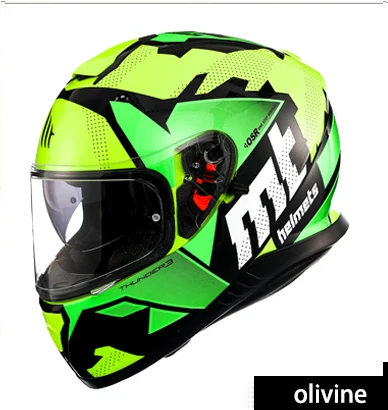 Casco de motocicleta de cara completa