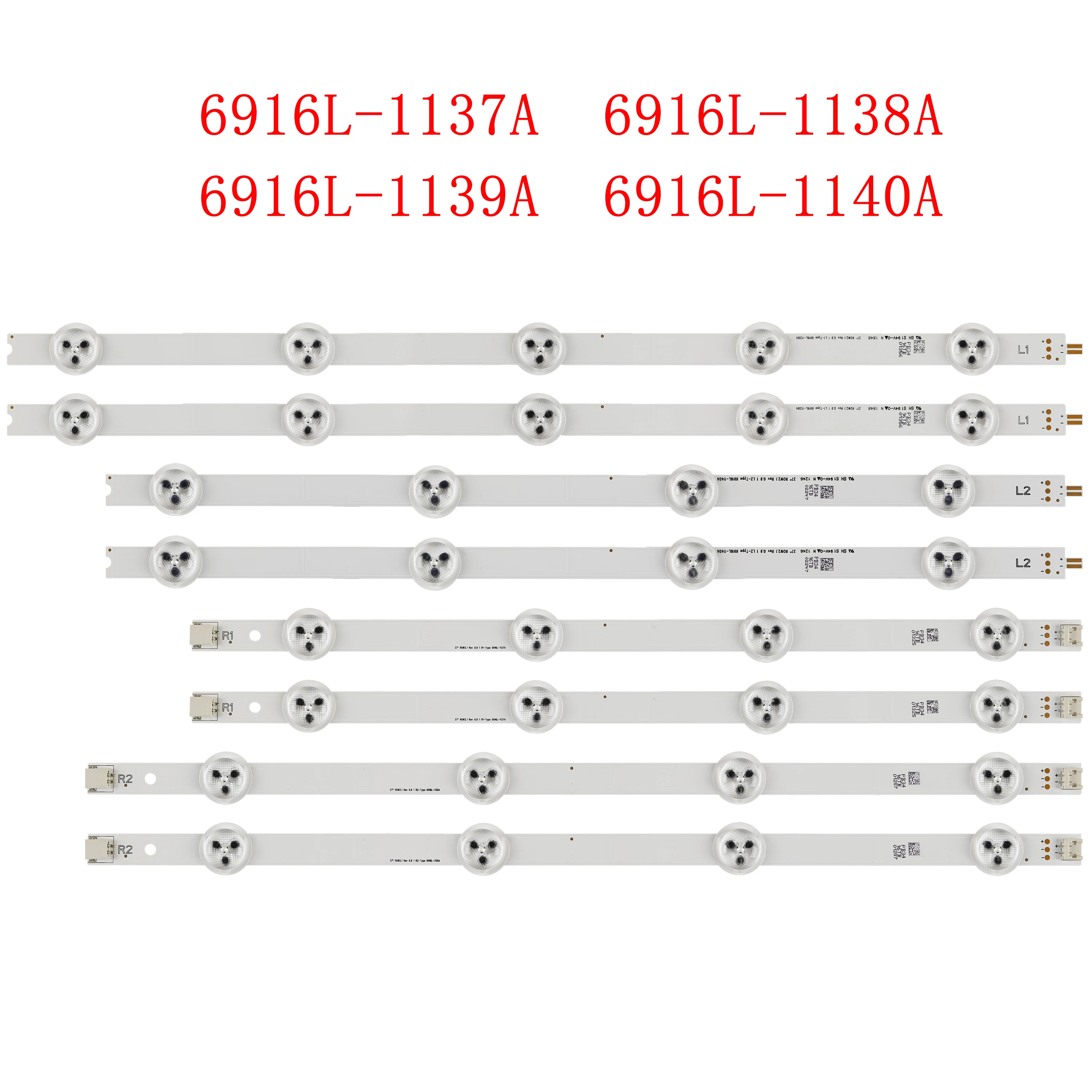 

LED Backlight strip For LG 37" LC370DXG-JFR1 37LN577V-ZK 37LN5788-ZE 37LN5403 6916L-1137A 6916L-1138A 6916L-1139A 6916L-1140A