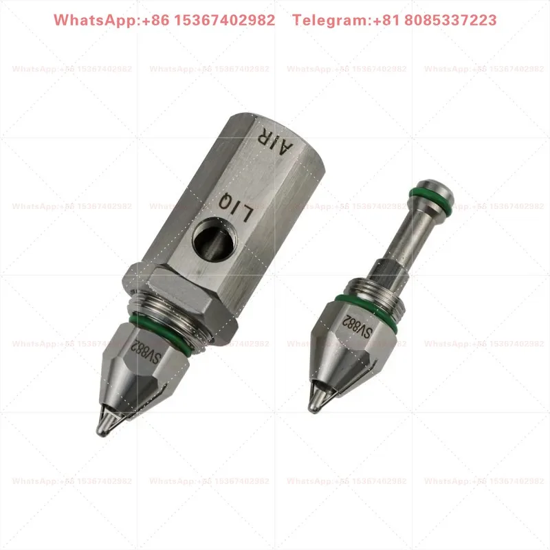 1 pcs Stainless Steel Ultrasonic Air Atomization Dust Suppression Nozzle Dry Mist Sprayer