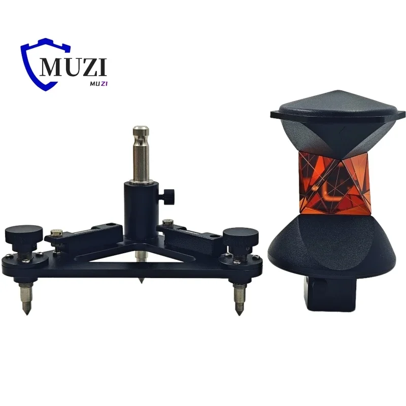 360 Degree Reflective Prism GRZ4 Prism + Tribrach for Leica ATR Total-station Prism Topography Reflector Surveying Accessory