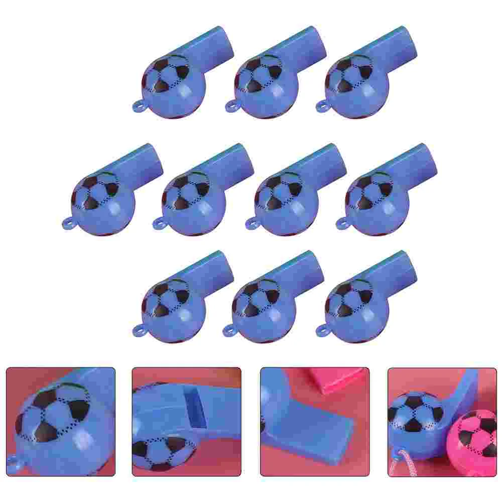 

20 Pcs Football Whistle Kids Soccer Survival Whistles Exercising Bulk Plastic Cheering Child Training Supplies First Aid