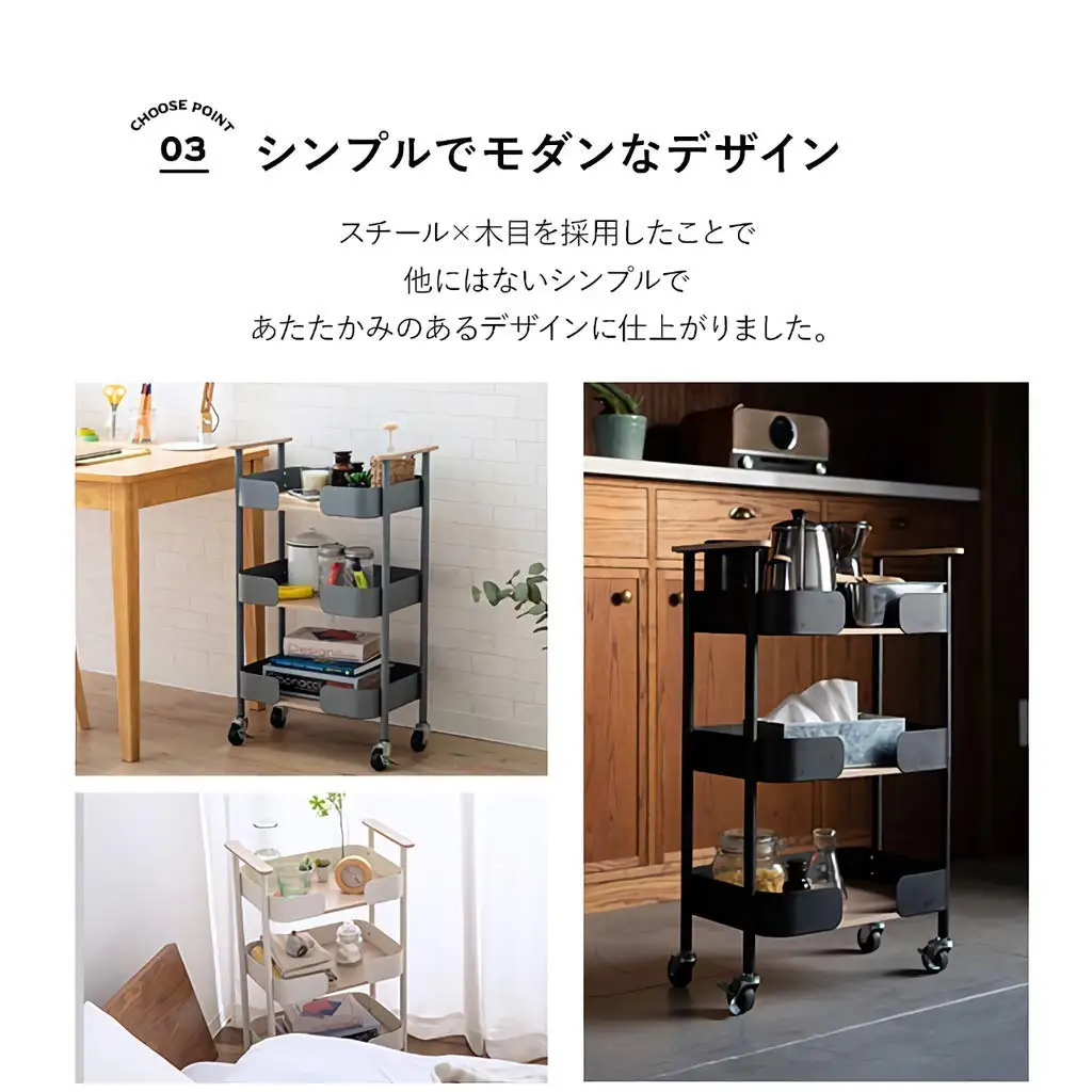 Trolley Shelves With Floor Multi-layer Supplies Storage Kitchen Trolley Truck Steel Storage Rack Shelf Organiser Wheels White