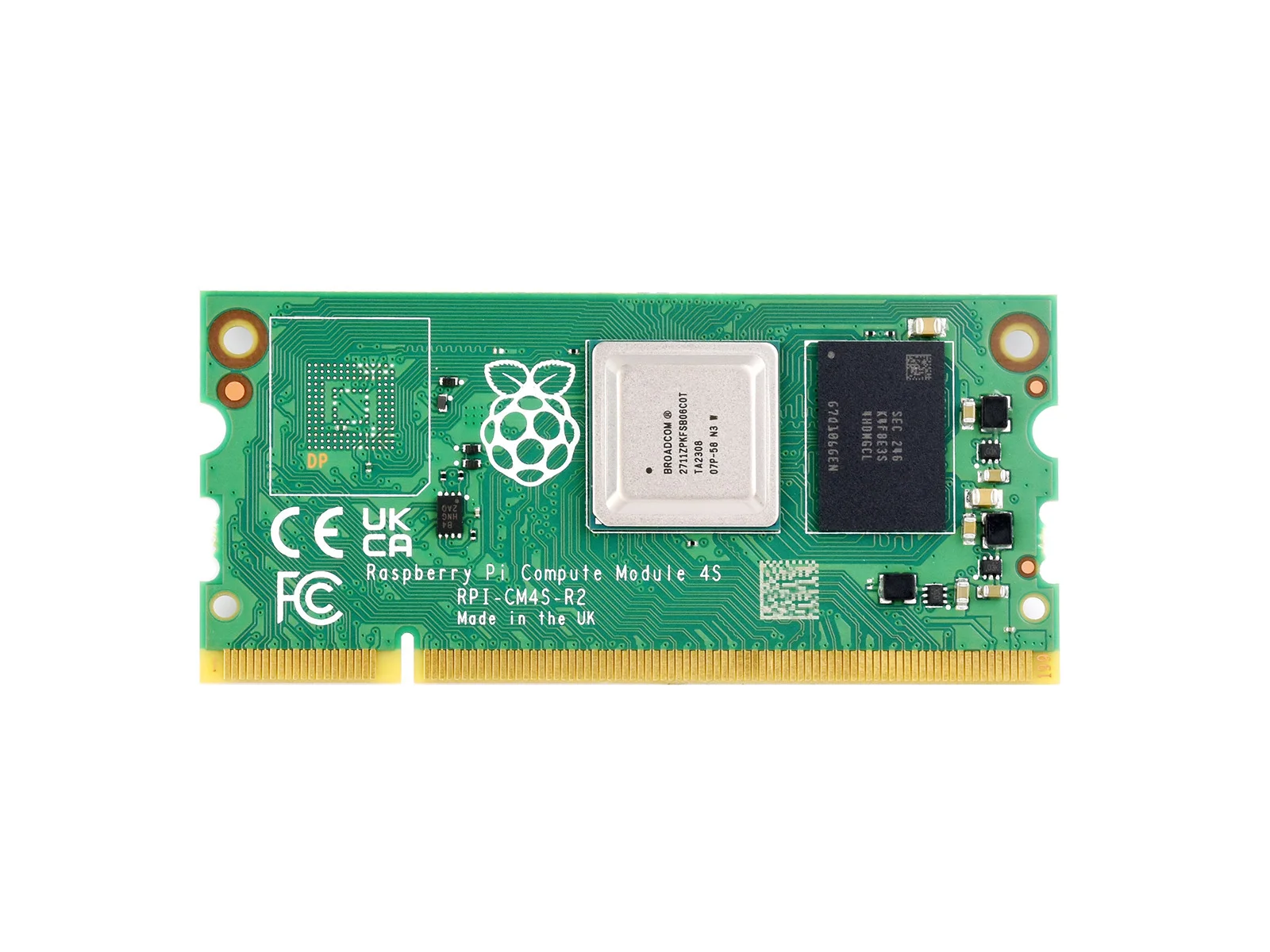 Waveshare Raspberry Pi Compute Module 4S, kompatibel mit CM3-Erweiterungskarten, Optionen für RAM/EMMC Quad-Core Cortex-A72 64-Bit