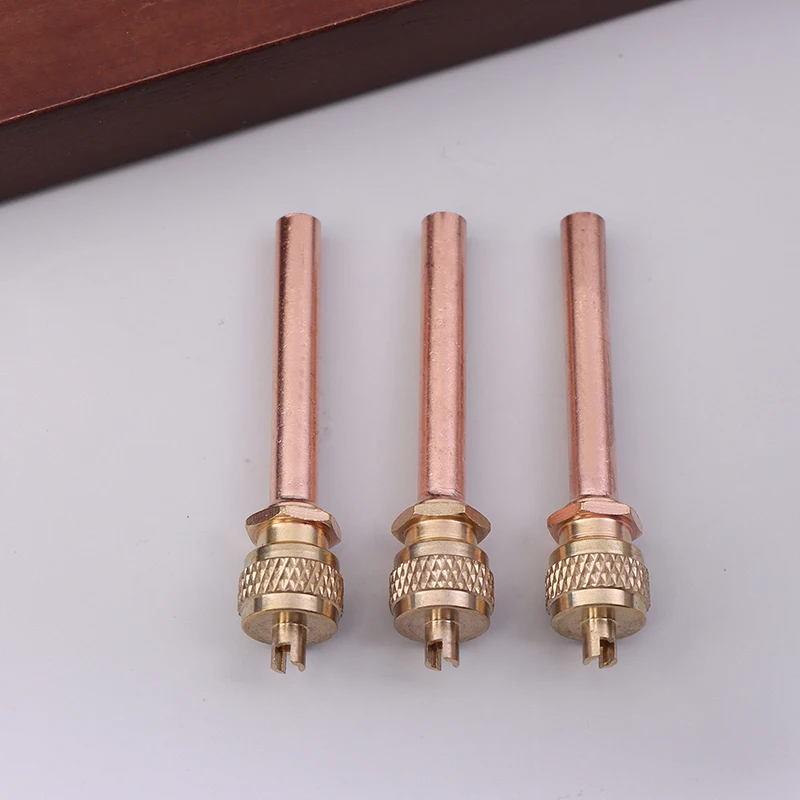 

5 шт. клапаны доступа для холодильного оборудования кондиционера, наружный диаметр 6 мм, трубка для наполнения Par 20CC, запасные части, запасные части для заполнения сердечника штока