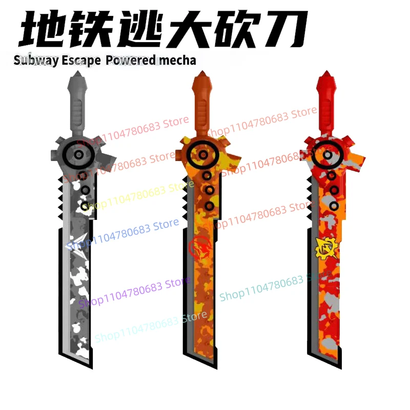 MOC Bouwstenen Mini Actiefiguren Wapens Accessoires Schild Handschoenen Vlam Mes Assemblagemodel Ornament Speelgoed Cadeau