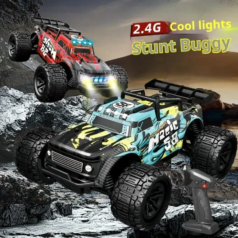 Kawaii ของเล่นรถของขวัญตลก-23 ซม.ความเร็วสูง off-road RC Drift รถ,รีโมทคอนโทรลรถ,cool Light Racing RC รถยนต์,ของเล่นสําหรับชาย