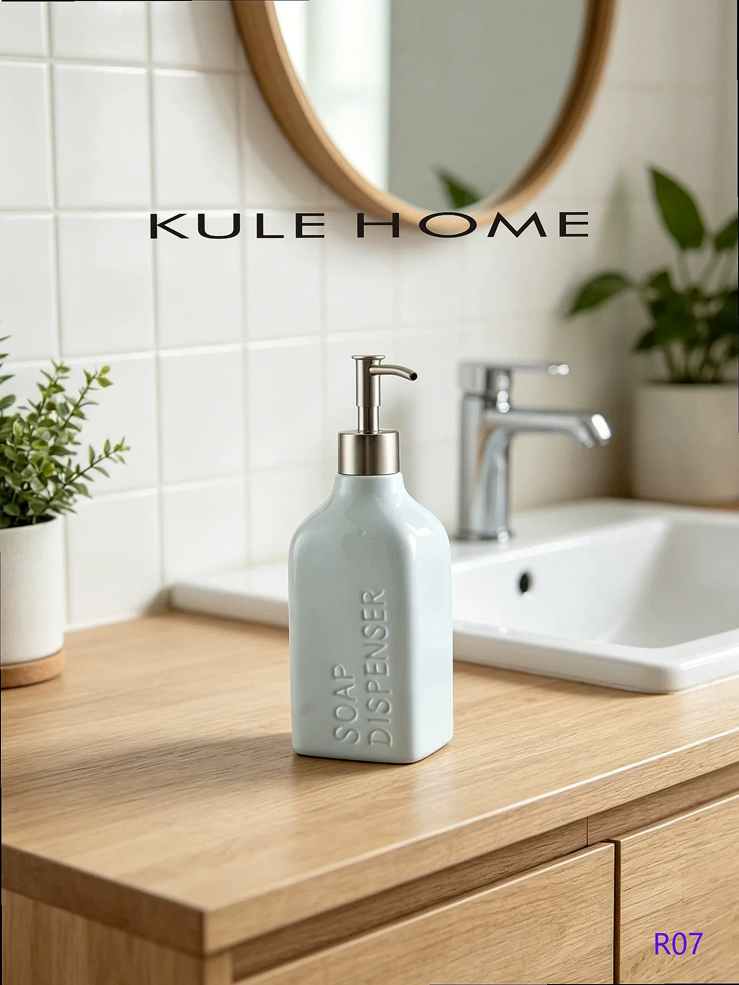Luxury Ceramic Soap Shampoo Dispenser Pump Bottle for Hotel