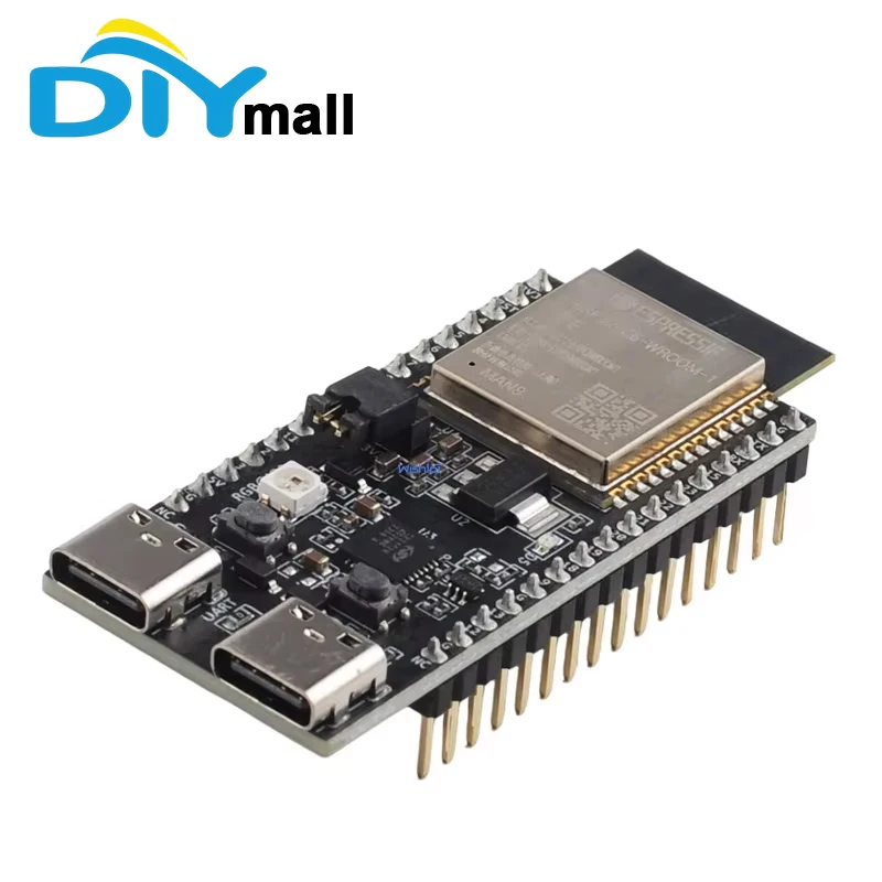 ESP32-C6-DevKitC-1-N8 WiFi Blue-tooth LE IoT Board 8MB Flash USB-C RISC-V MCU for Smart Home Automation IoT Development