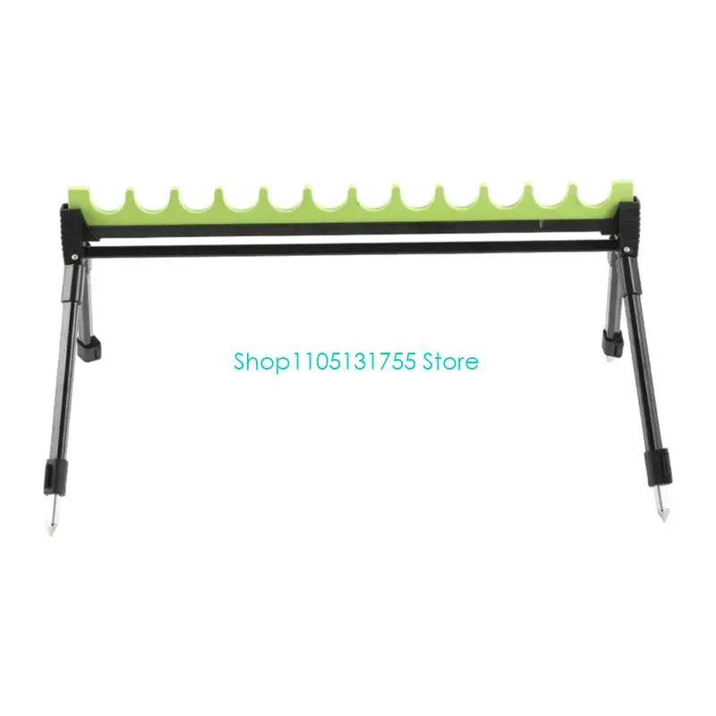 حامل صنارة صيد احترافي من الألومنيوم مكون من 12 قضيب مقاوم للعوامل الجوية