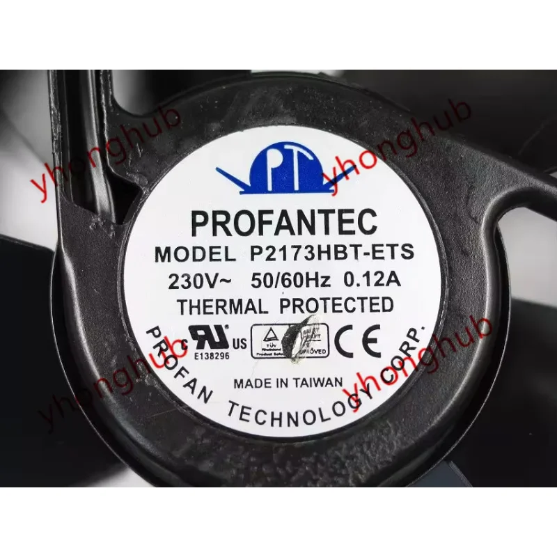 PROFANTEC P2173HBT-ETS AC 230V 172x172x38mm مروحة تبريد الخادم #3