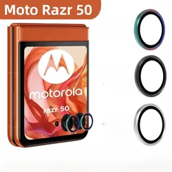 Metal Camera Lens Protective Film For  Motorola RAZR 50 Metal Ring Camera Protectors For RAZR 50 Ultra razr50 Len Glass