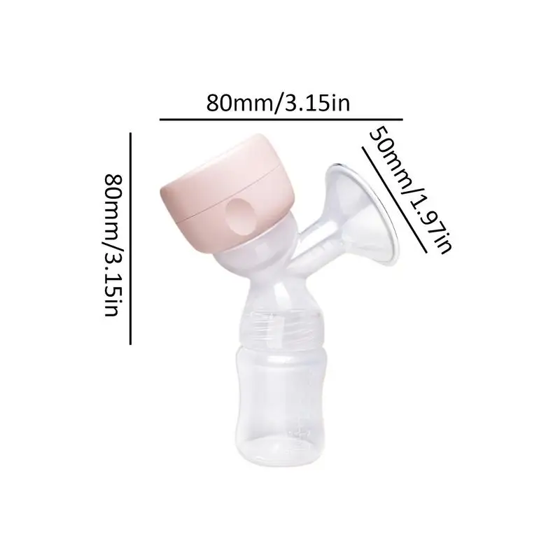 Electric Breast Pump 4 Modes & 9 Levels Electric Breastfeeding Pump Low Noise Silicone Milk Extractor Rechargeable Portable