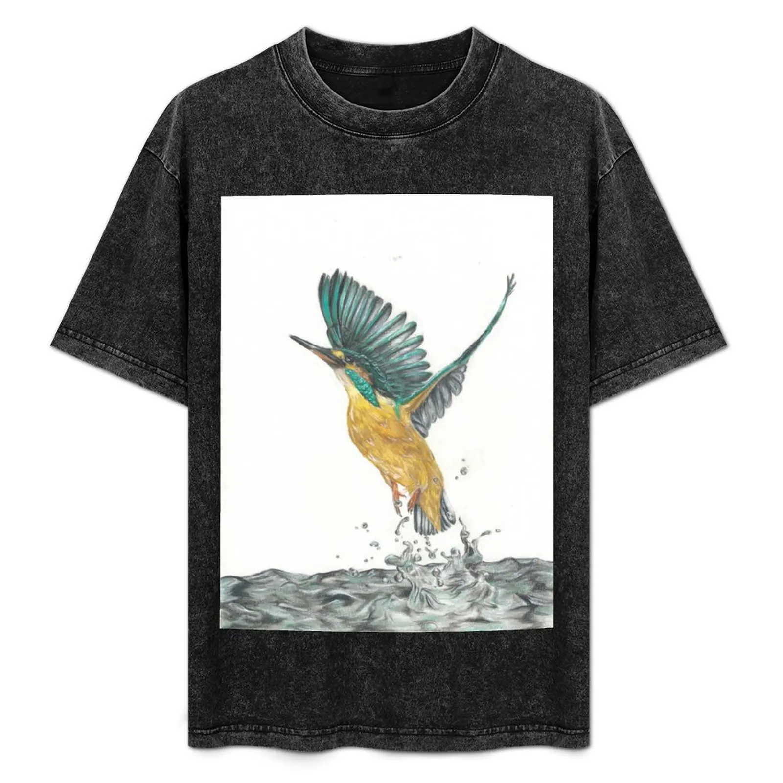 

Eurasian kingfisher T-Shirt Streetwear Print Tee Shirt