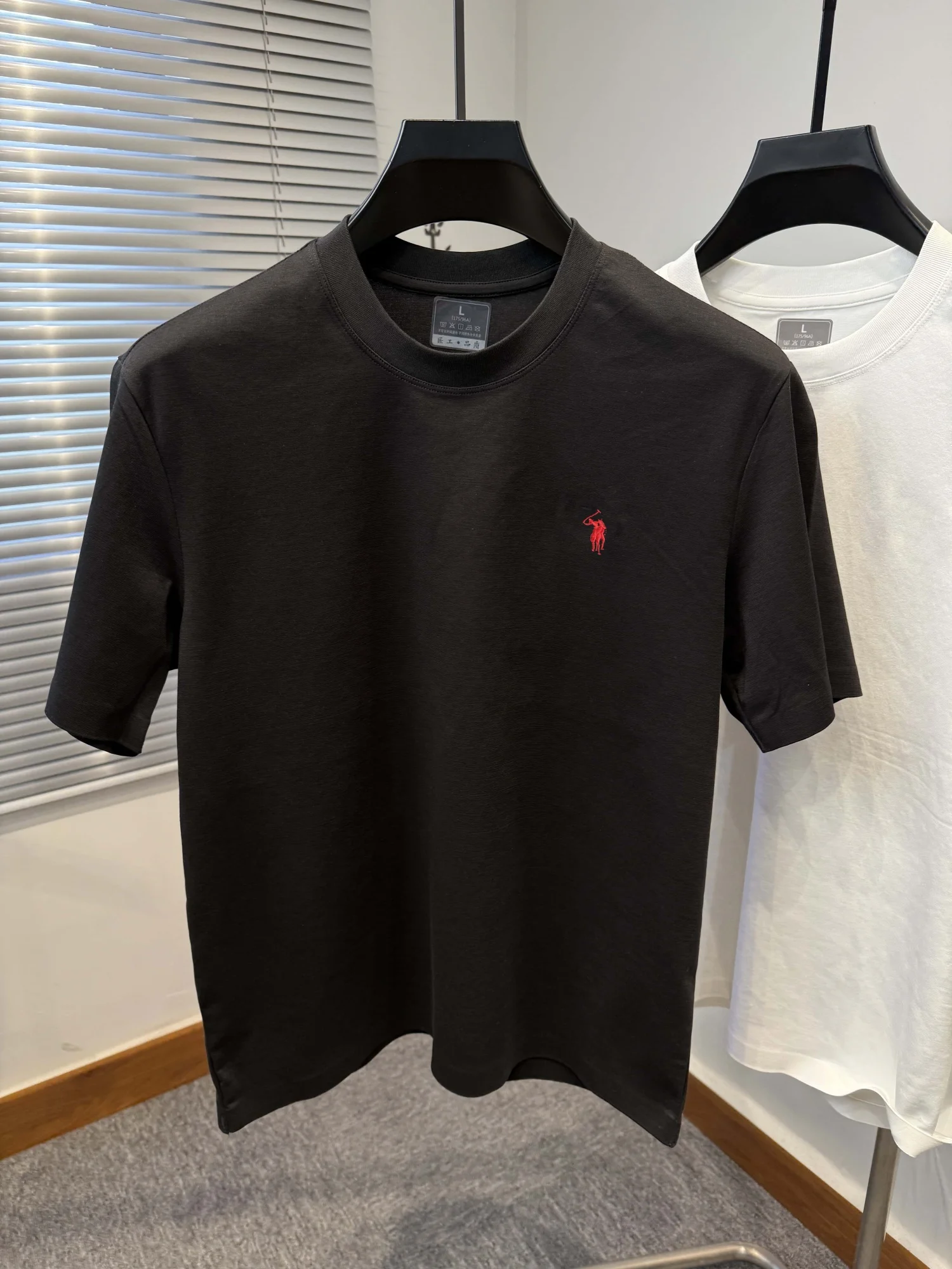 Luxury brand Paul embroidery short sleeved T-shirt 2025 summer new item for men high-quality silk cotton comfortable casual top image 6