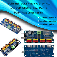 16-Channel 12-bit PWM Servo Driver - I2C interface PCA9685 for Arduino Raspberry Pi DIY Shield Module NEW