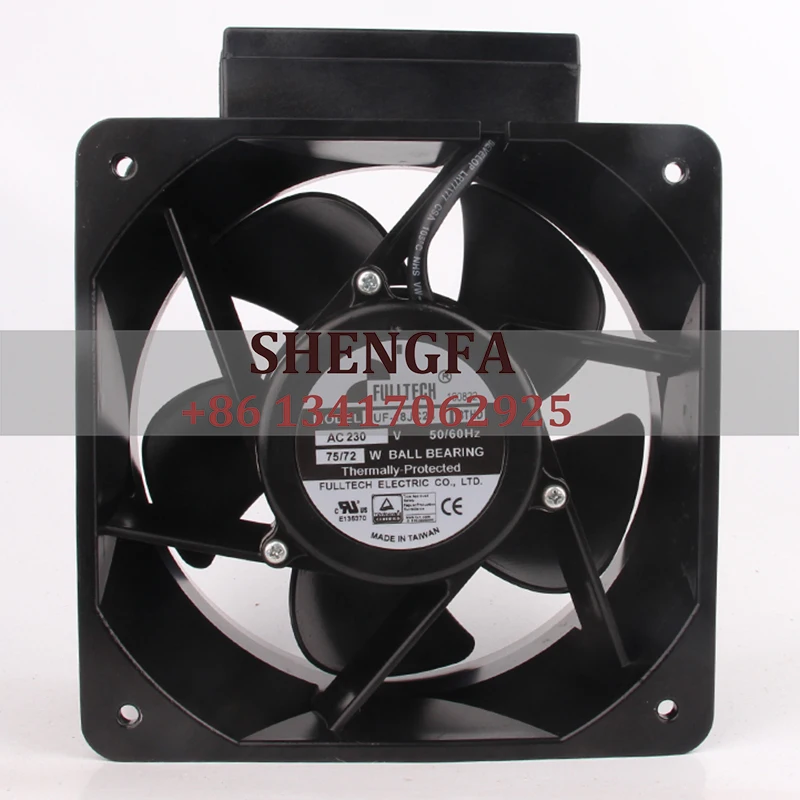 

FULLTECH Case Fan UF-18JC23BTHD 230V 75/72W 18CM Full Metal High Temperature Cooling Fan