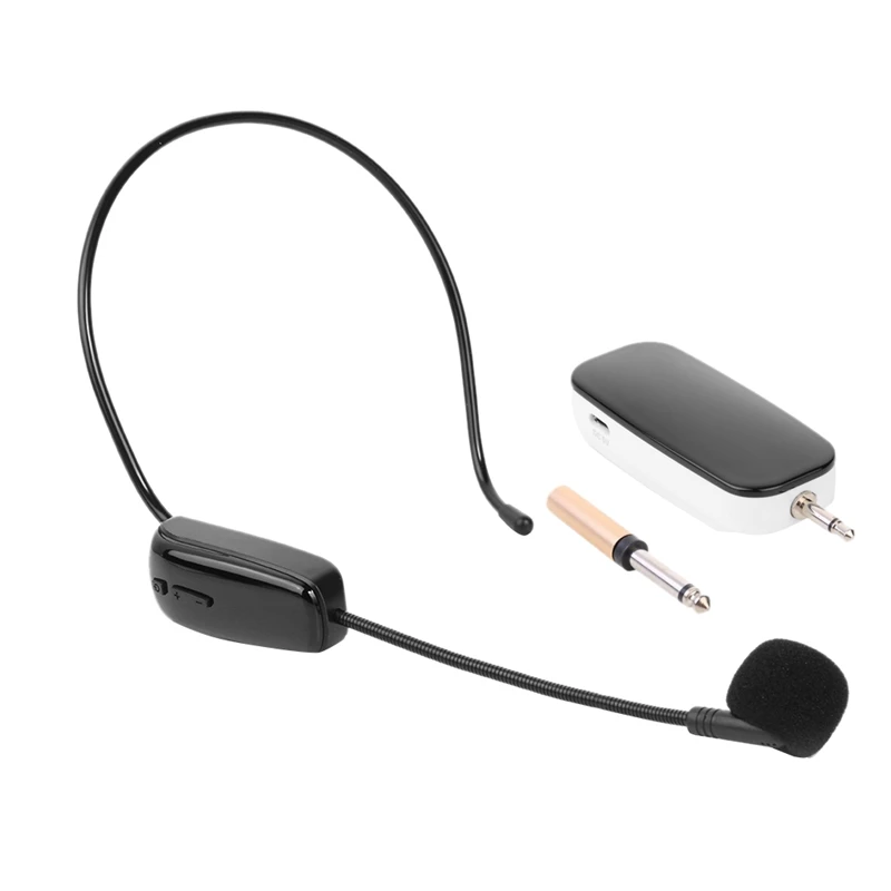 

UHF 630-696 Mhz Wireless Headset Capacitive Microphone + Receiver Fit For Speakers Teaching Meeting Singing