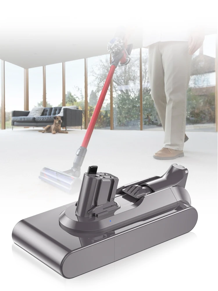 Vervangende batterij voor Dyson V11 Clip-on batterij 6000mAh voor Dyson V11 Absolute V15 stofzuigers (alleen geschikt voor Click-in) - afbeelding 2