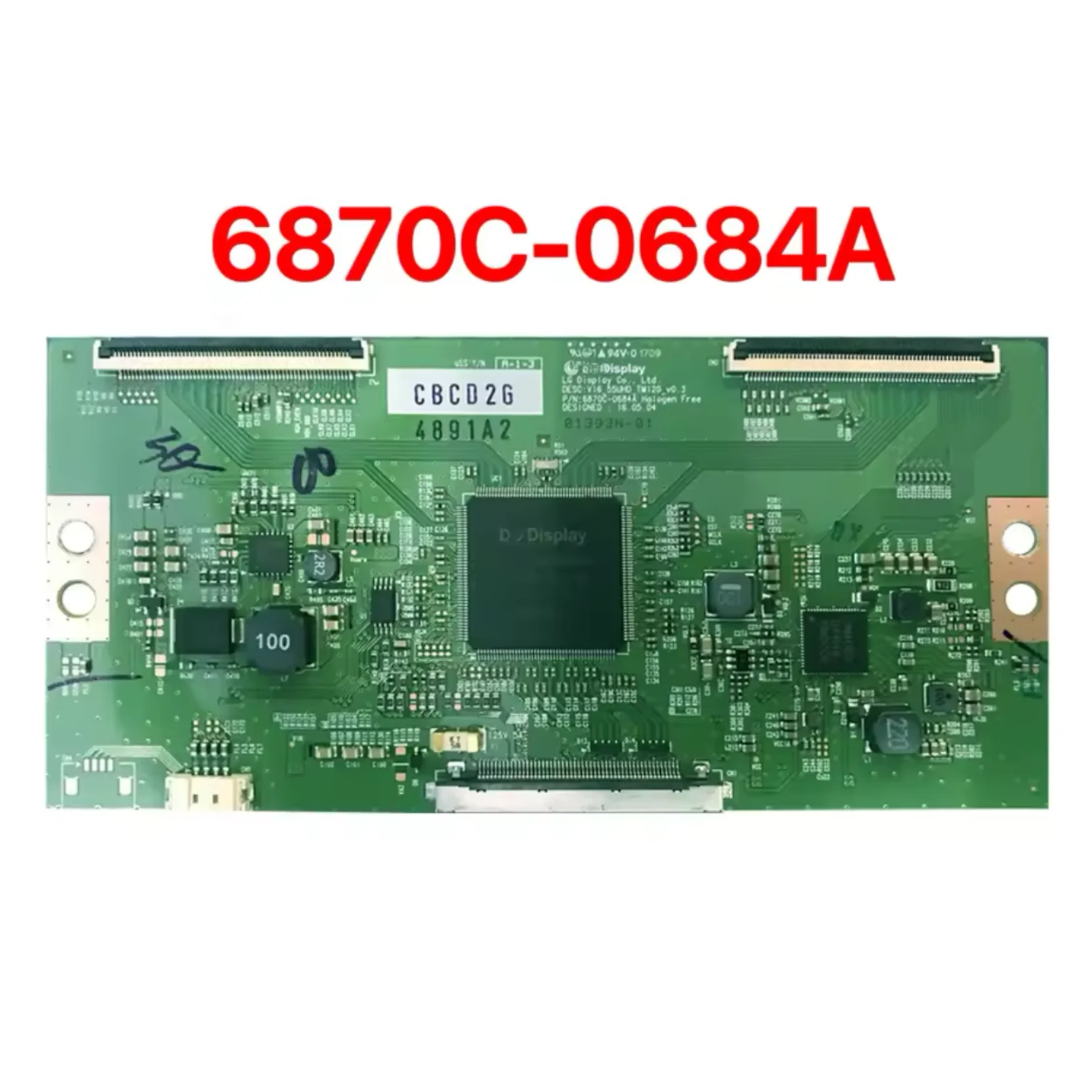 6870C-0684A V16_55HUD_MT120_v0.3 Placa t-con 6870C Placa tcom placa tv T-con placa tv t con placa V16 55HUD MT120 v0.3