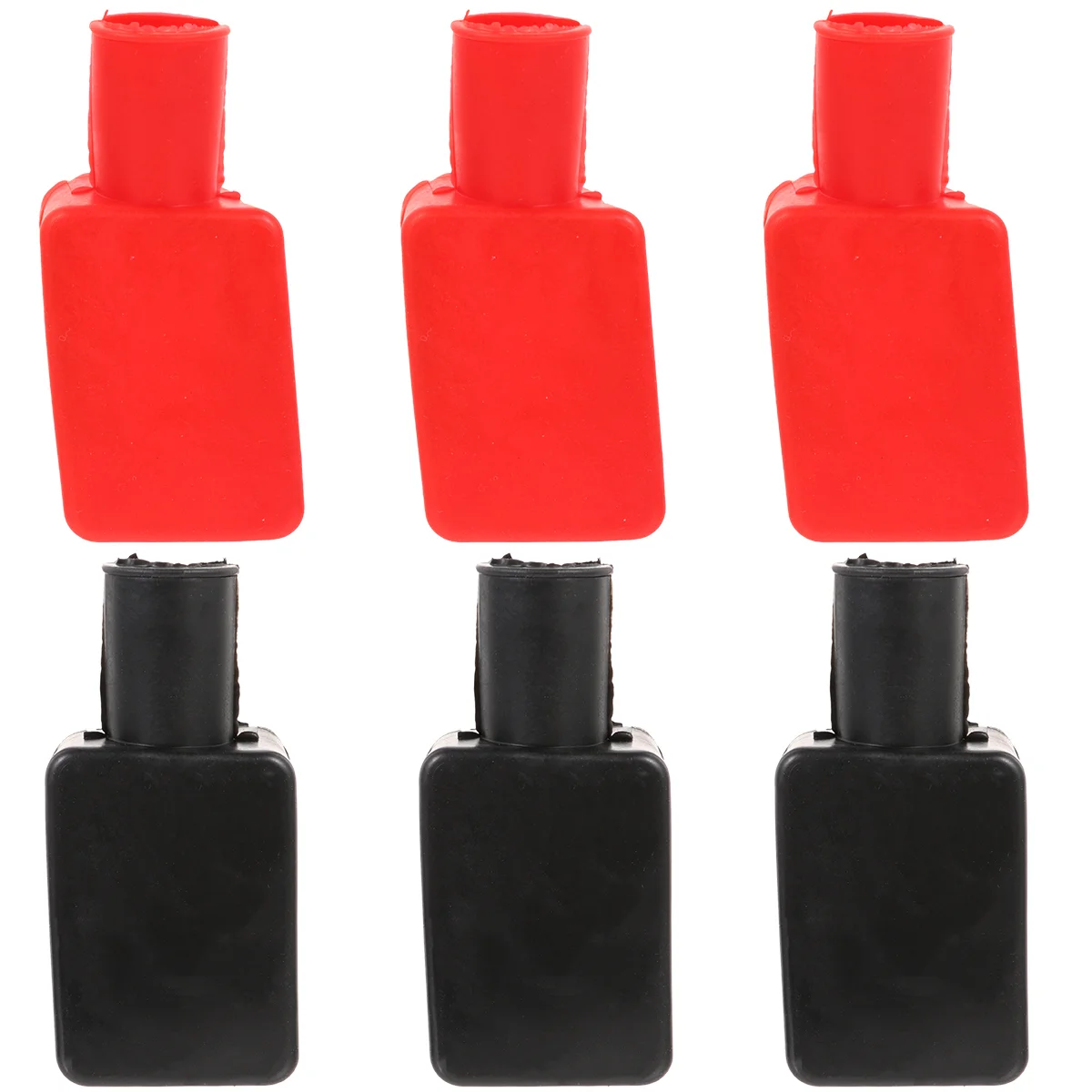 

3 Pairs Car Terminal Covers Rubber Stud Protector Replacement terminal caps post covers