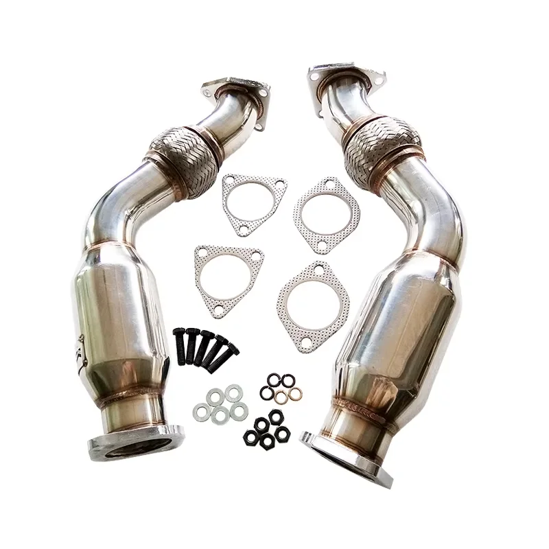 For Niss*an 03-06 350Z Z33 G35 V35 VQ35DE Staight Test Pipe Without Catalytic