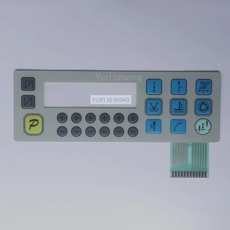 powermax 57-55/58-55 control box panel sheet operation board sticker membrane keypad paper auto industrial sewing machine part