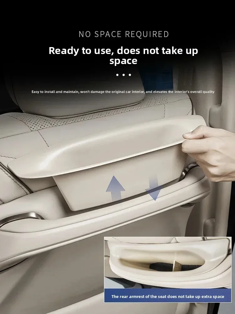 For Toyota Alphard Vellfire 40 Series Front seats rear storage box armrest storage box convenient organization durable