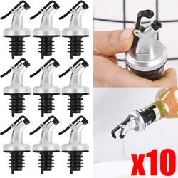 Oil Sprayer Oil Bottle Stopper Lock Plug Seal Leak-proof Food Grade Rubber Nozzle Liquor Dispenser Wine Pourer For Kitchen Bar