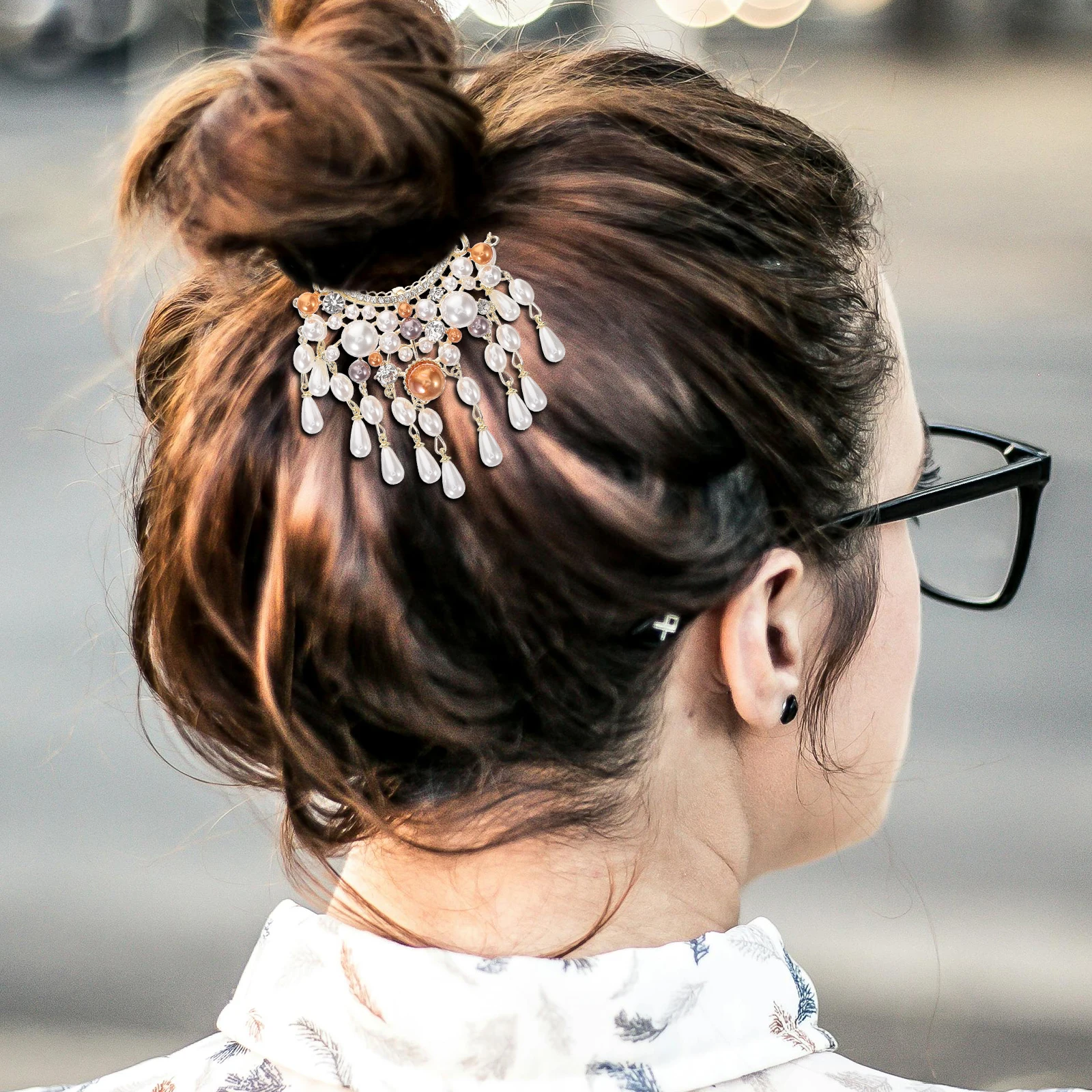 

Hairpin Accessories Buns Pins for Women Retro Shaped Hairpins Chignon Stick Women's