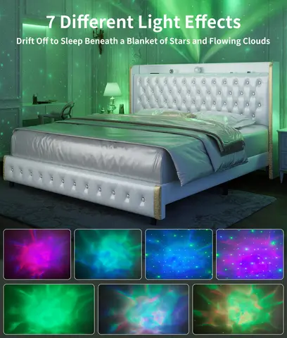 8 best sales queen size-sängramar med huvudgavel - №7