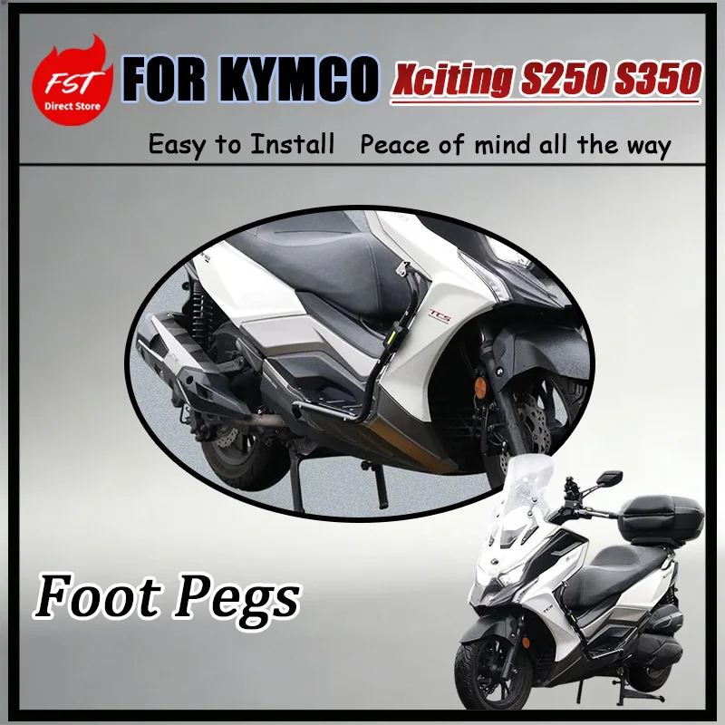 For KYMCO Xciting S250 S350 Stainless Steel Front Crash Bar Practical Scooter Modification Part for Enhanced Protection
