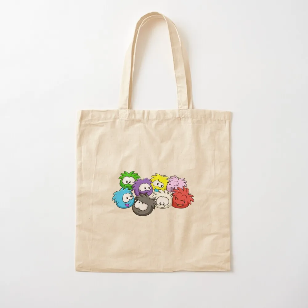 

Club Penguin Puffles Tote Bag handbag university shopper bag Canvas Tote Bag