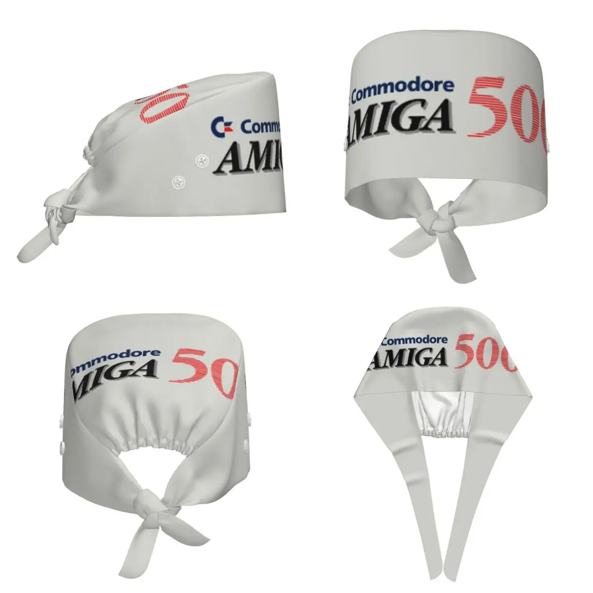 Commodore Amiga 500 Scrub Hat Doctor Working Surgical Cap Unisex Adjustable Nursing Caps for Dentist