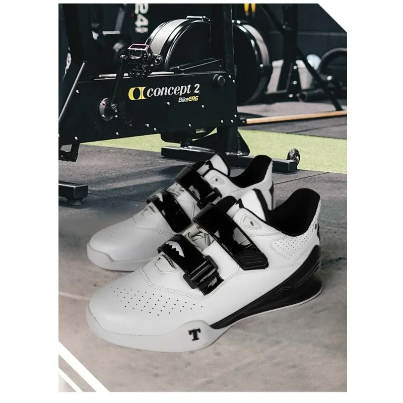 Scarpe professionali per sollevamento pesi per uomo Donna Design ad anello a cerchio Fondo piatto Suqte Power Training Scarpe da ginnastica per interni Botas Boxeo