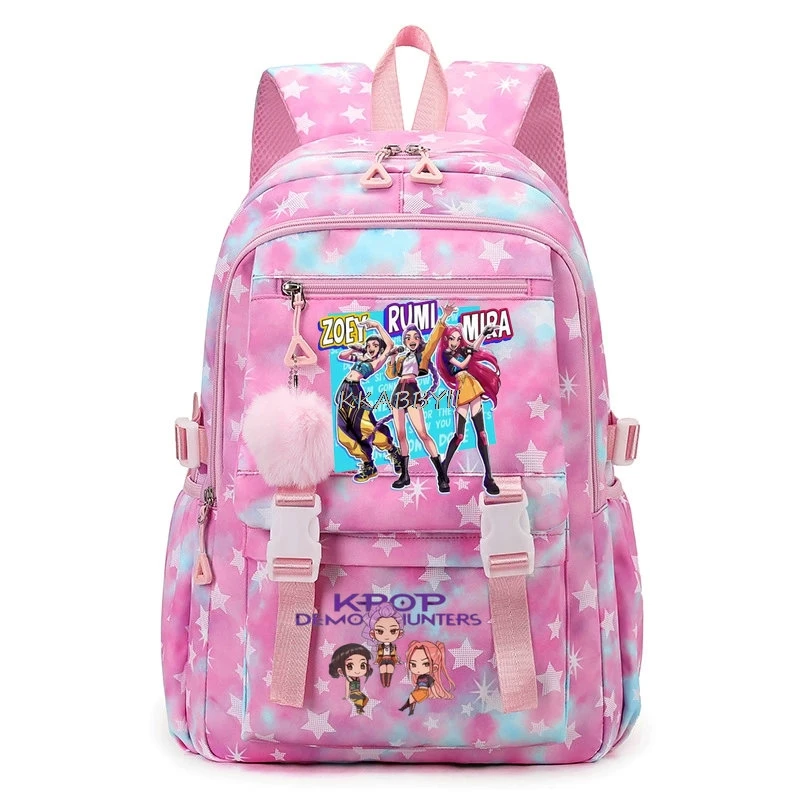 

K-Pop Demon Hunters Backpacks Capacity Student SchoolBag For Teenager Backpack For Women Girls Boys Daily Use