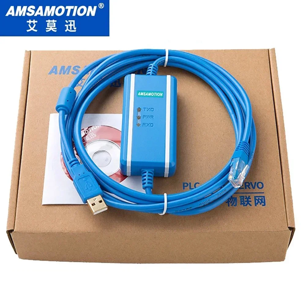 USB-CNV3 for Fuji NB NJ NS NW0 Series PLC Programming Cable USB Port Data Download