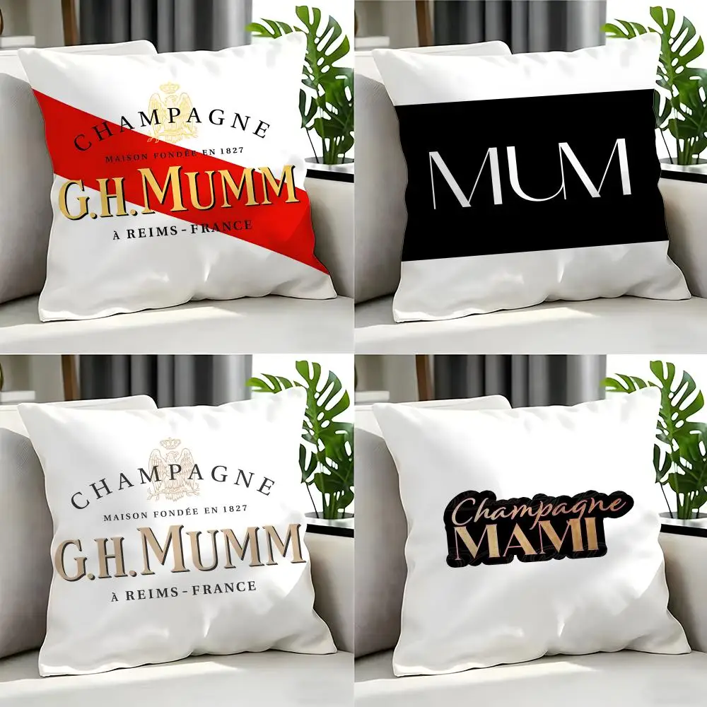 Brand MMumm Cushion Cover Cushion Cover Set 4Pcs 50x50 45x45 40x40 Pillowcase Decorative Sofa Home Decor