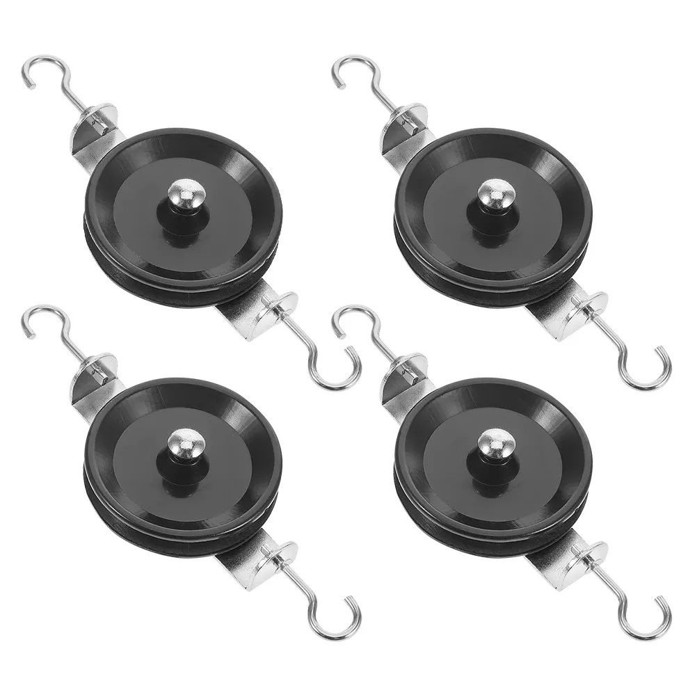 

4pcs Fixed With Hook For Physics Mechanics Experiments Single Block School Teaching Durable Iron Plastic Construction