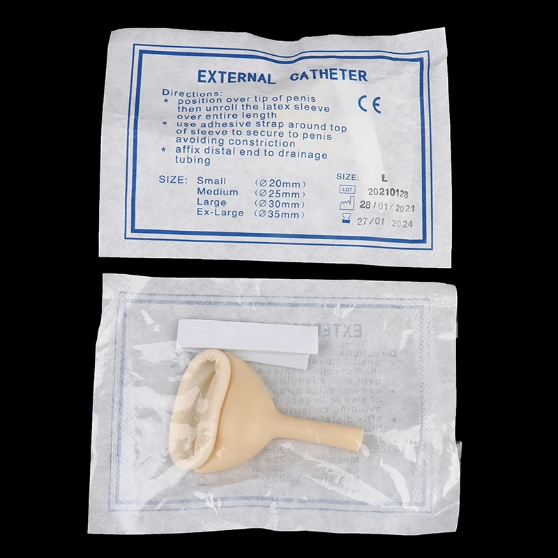 Male External Catheter Medical Sterilized latex catheter urine collector elderly