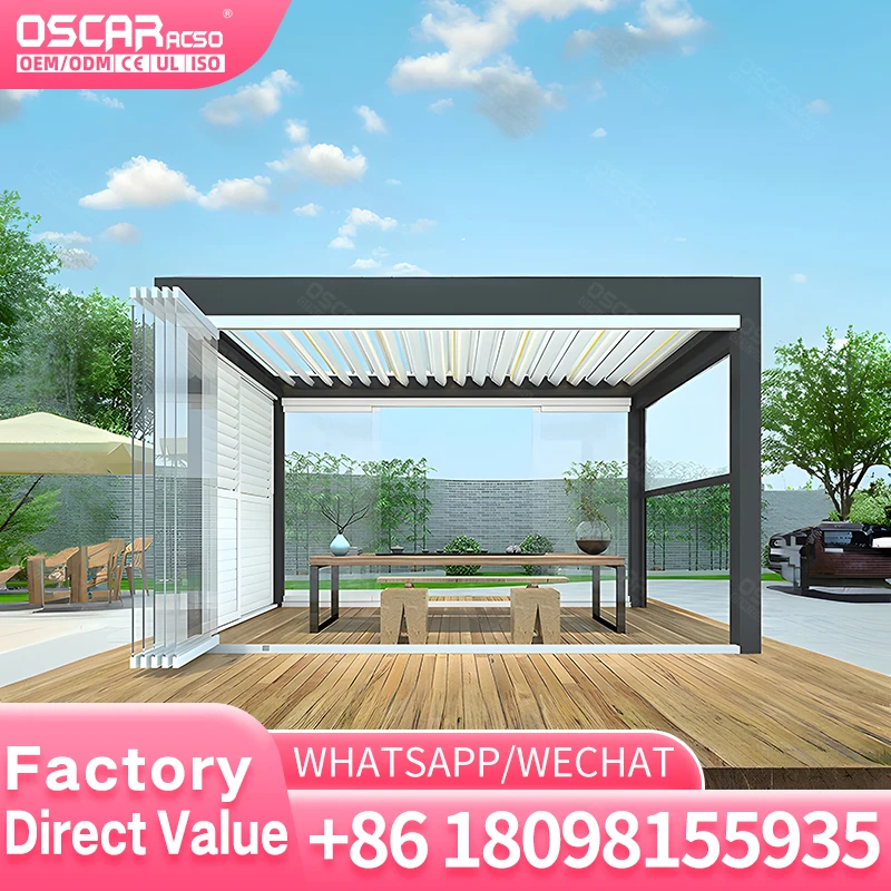 Customizable Aluminum Alloy Pergola for Outdoor Spaces in the USA Offering Factory Direct Deals