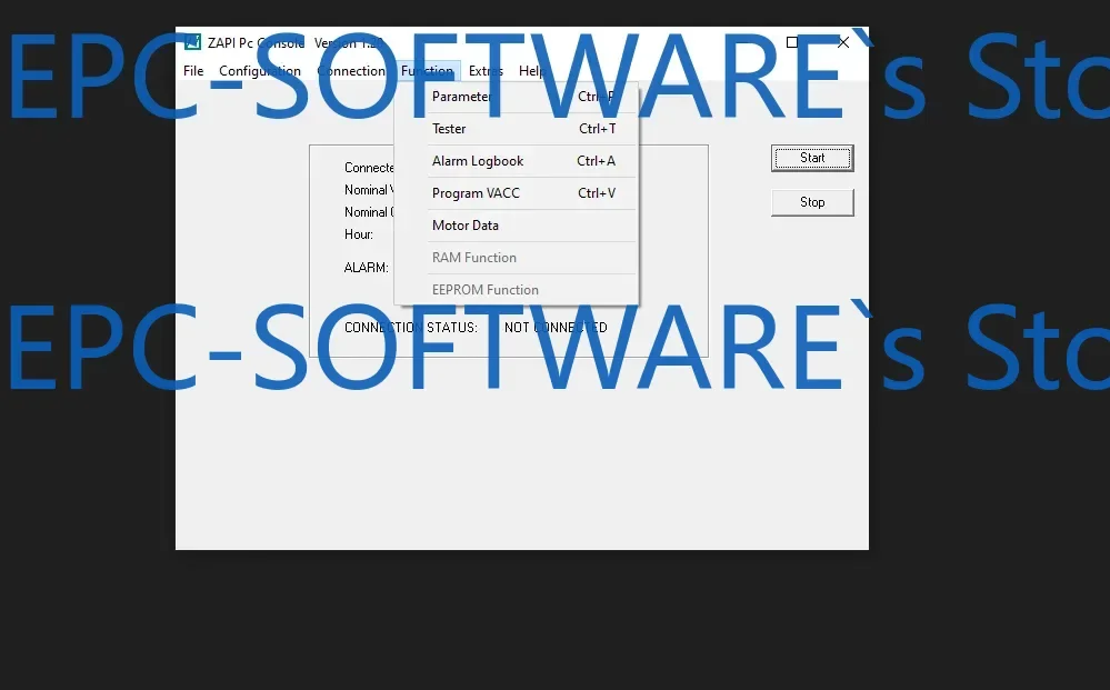 ZAPI WIN Console Version 1.20