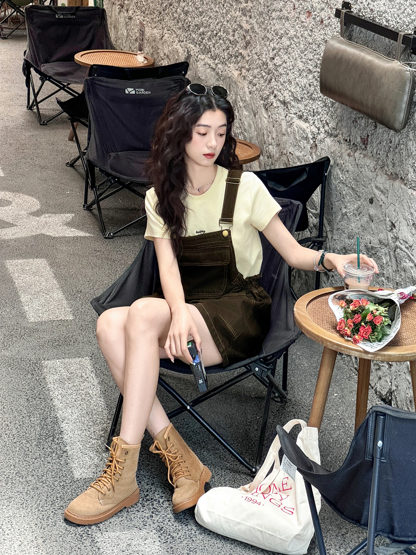 

Свободные шорты-комбинезоны с высокой талией для женщин, повседневные модные шорты с широкими штанинами, рабочая одежда, летняя коллекция