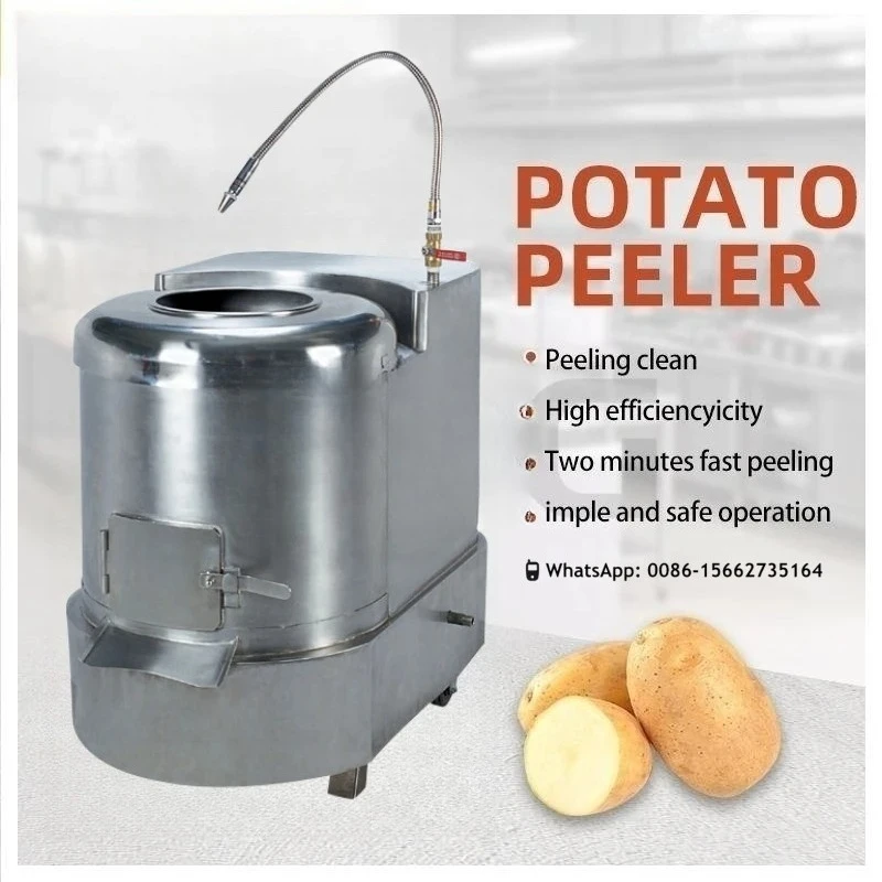 Electric Automatic Small Sweet Potato Skin Peeler Cleaning Washing and Potato Peeling Machine for Commercial 8kg 15kg 30kg