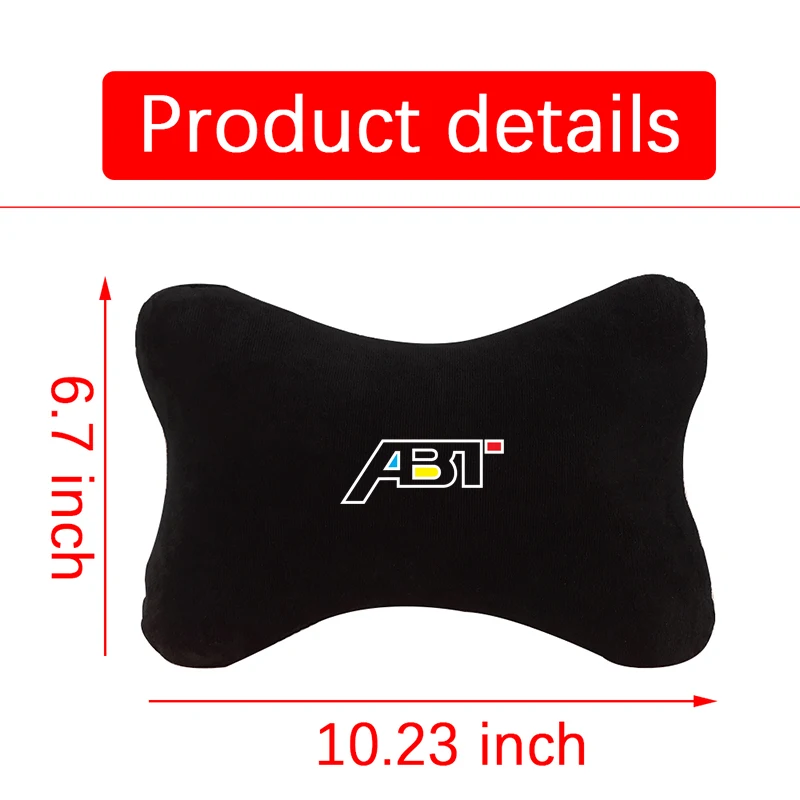 مقعد السيارة رئيس دعم الرقبة الراحة حامي السيارات الرقبة الوسائد مسند الرأس لمقعد أودي فولكس فاجن سكودا ABT موتور سبورتسلاين