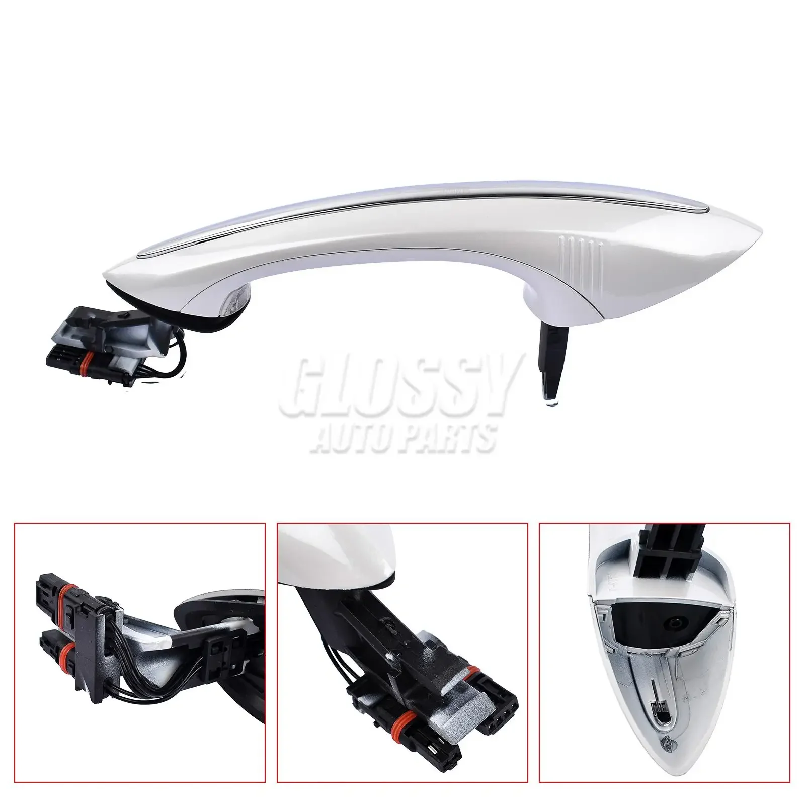 

AP03 White Rear Right Door Handle For BMW F07 F10 F11 F06 F12 F13 F01 F02 F03 F04 51217231934