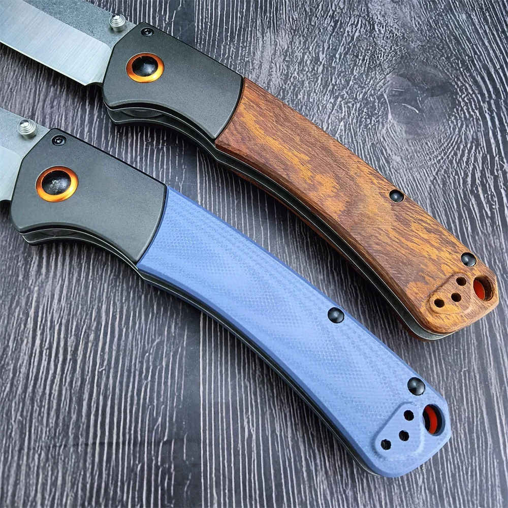 NEW 15080 Crooked River Tactical Folding Camping Pocket Knife CPM-S30V Drop-Point Blade Wood/G10 Handle EDC Survival Gear Knives