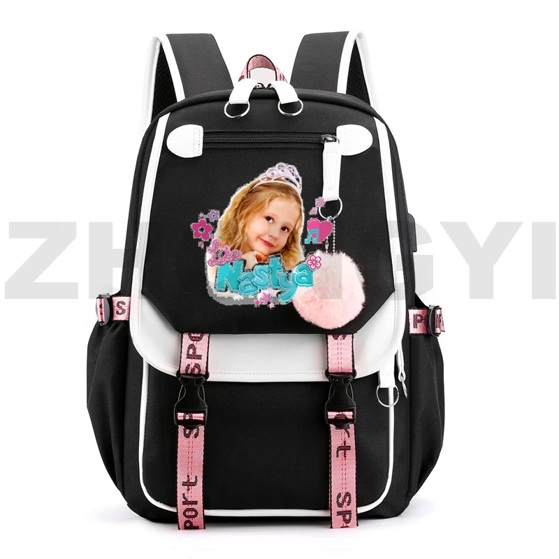 

Funny Cartoon Russia Like Nastya Backpack for Women Kawaii Anime Boys Girls Like Nastya School Bag Fashion Casual Travel Mochila