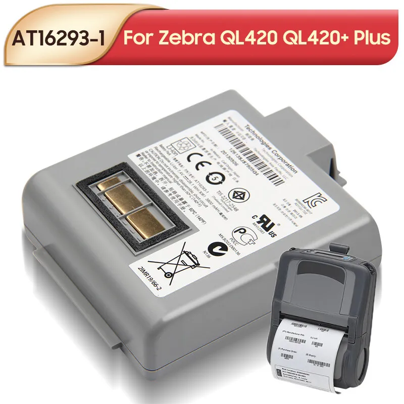 

Original Replacement Battery AT16293-1 For Zebra QL420 QL420+ Plus